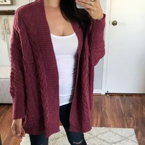 • RP • Jenny_r Berry Dolman Cardigan S/M